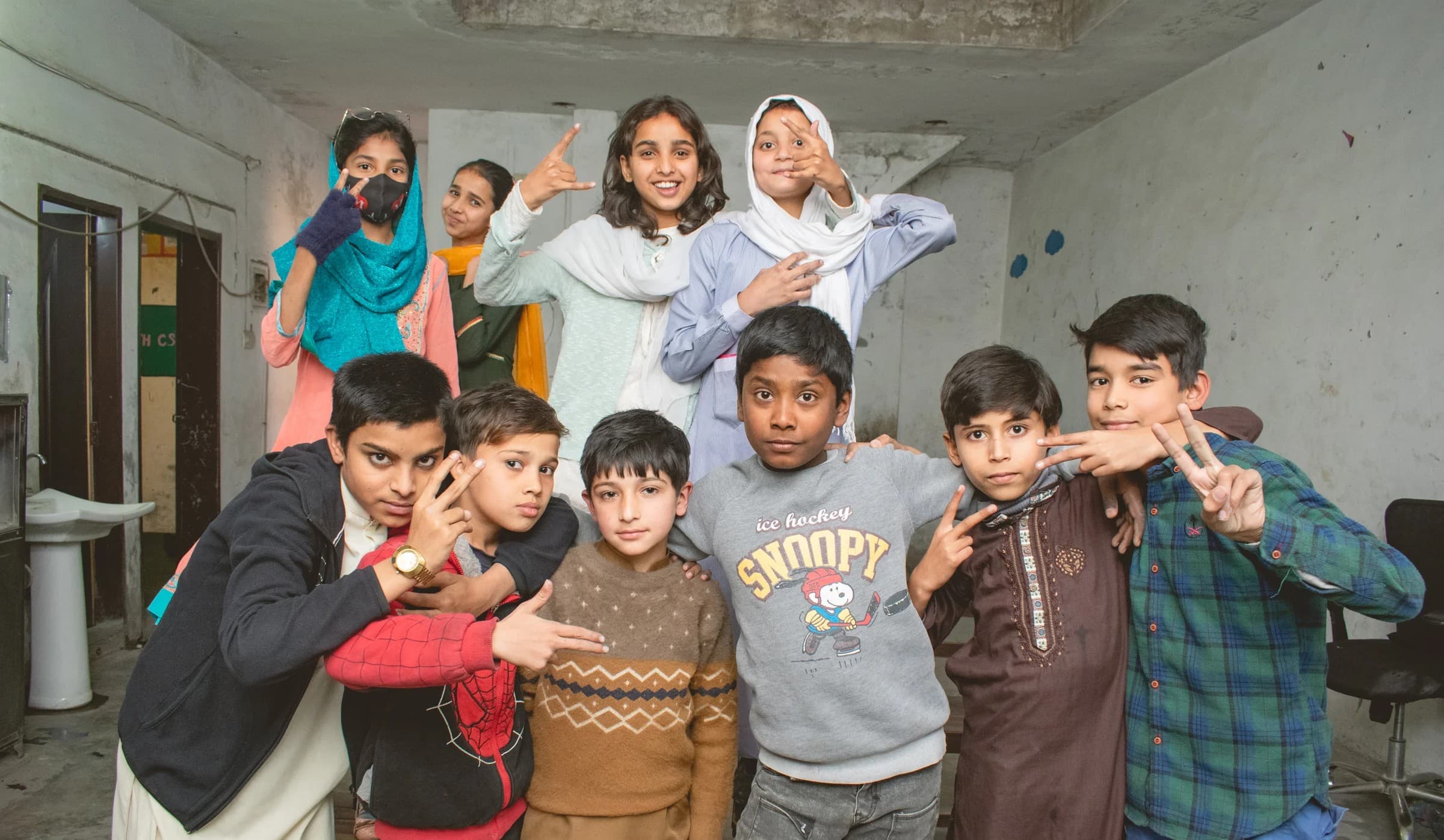 Winter clothing distribution